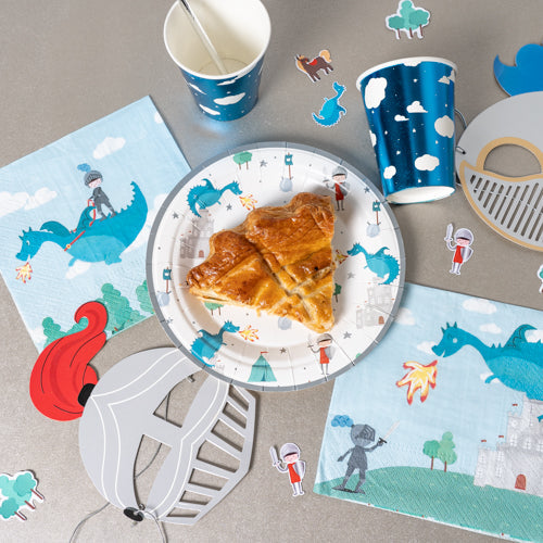 10 gobelets en carton 25cl monde des chevaliers