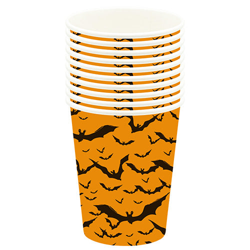 10 gobelets en carton 21cl le manoir hante