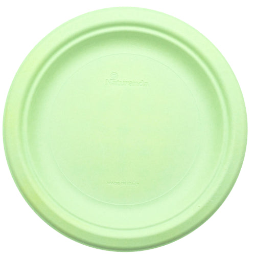 12 ASSIETTES COLOR PULP Ø23 CM VERT