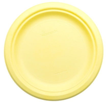 12 assiettes color pulp ø23 cm jaune
