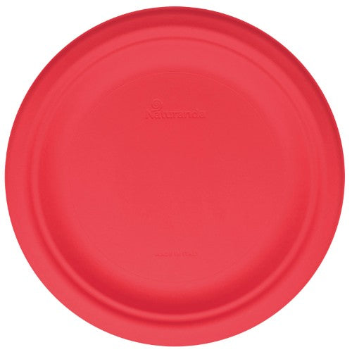 12 ASSIETTES COLOR PULP Ø23 CM ROUGE