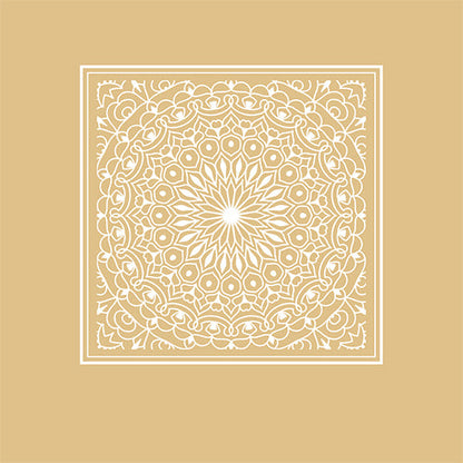 20 serviettes 33x33cm mendhi