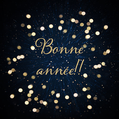 20 serviettes 33x33cm bonne annee