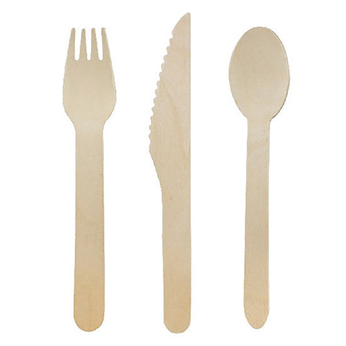 18-PIECE WOODEN CUTLERY SET 