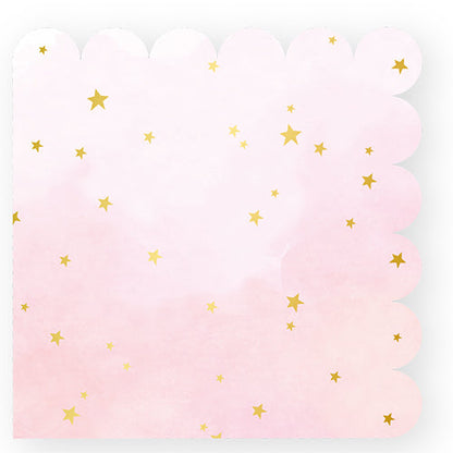 12 serviettes forme biscuit new cote fille