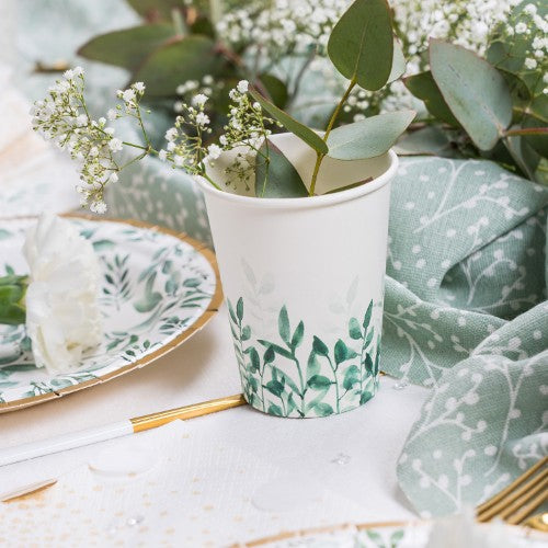 10 gobelets en carton 21cl haie d'honneur