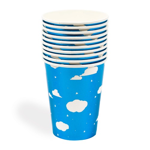 10 gobelets en carton 25cl monde des chevaliers