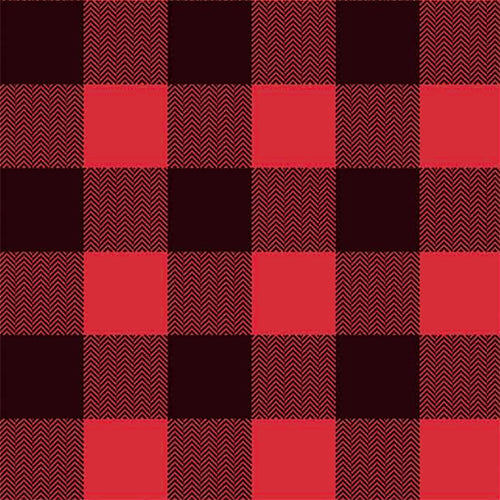 20 serviettes 33x33cm plaid carreaux