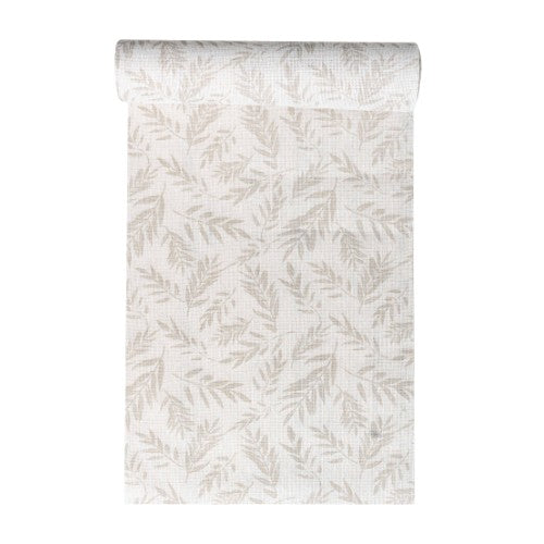 Chemin de table en tissu 28x400cm beige allegria beige