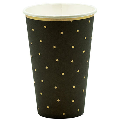 10 gobelets carton 35cl noir happy day or