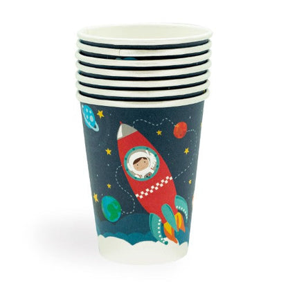 10 gobelets 21cl en carton space party