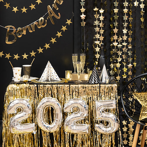 Ballon mylar 36 cm "2" argent