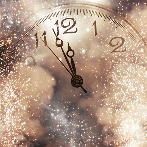 20 serviettes 33x33cm kiss me at midnight