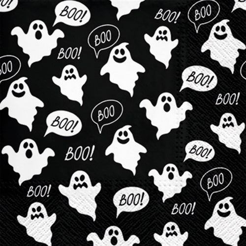 20 serviettes 33x33cm valse des fantomes