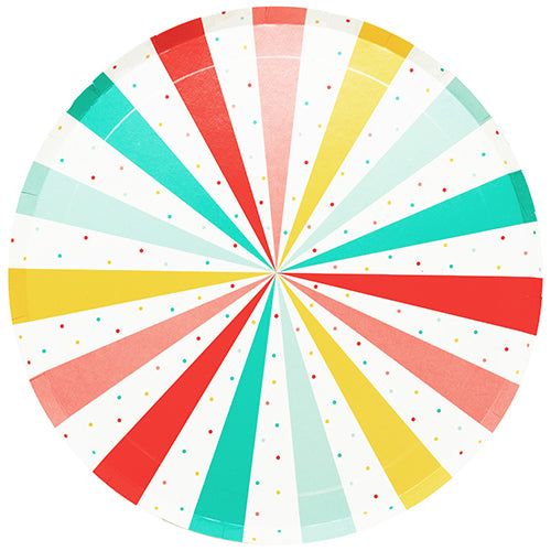 8 PLATES AIR RANGE Ø23 CM MULTICOLOR MARQUEE 