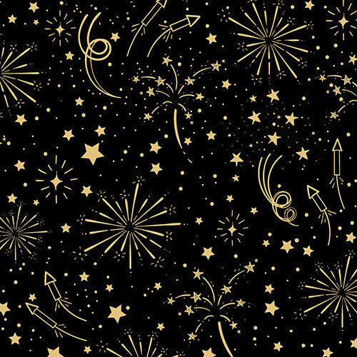 20 serviettes 33x33cm fireworks