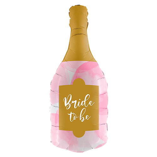 MYLAR BALLOON BOTTLE BRIDE TO BE 31x80 CM 