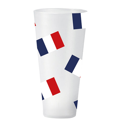 Eco cup en polypropylene 60cl drapeau tricolore