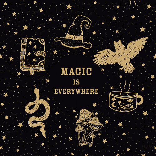 20 serviettes 33x33cm magic is everywhere