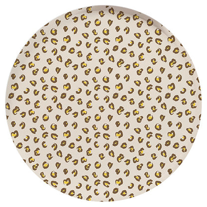 8 assiettes gamme air ø23 cm mini leopard