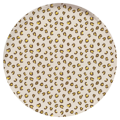 8 assiettes gamme air ø23 cm mini leopard