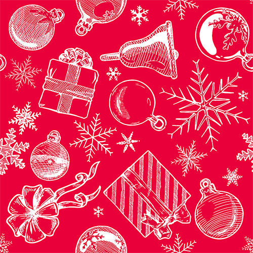 20 serviettes 33x33cm beautiful christmas