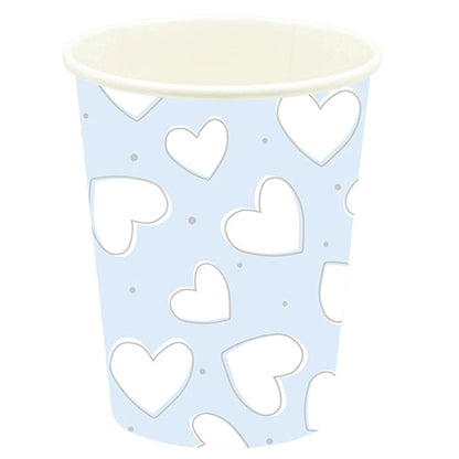 10 gobelets 21cl un amour inconditionnel bleu laye