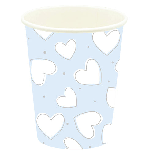 10 gobelets 21cl un amour inconditionnel bleu laye