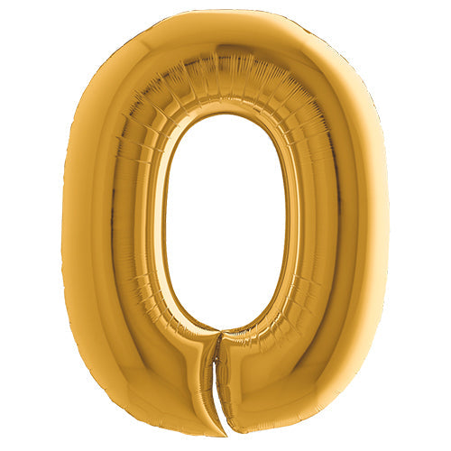 Ballon mylar 36 cm "0" or