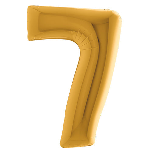 Ballon mylar 36 cm "7" or