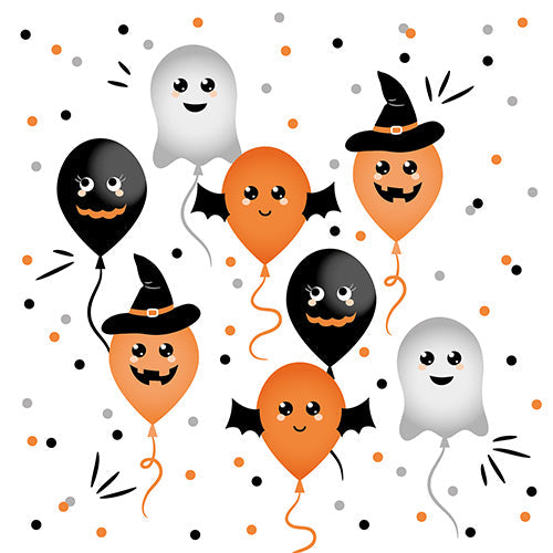 20 serviettes 33x33cm scary party